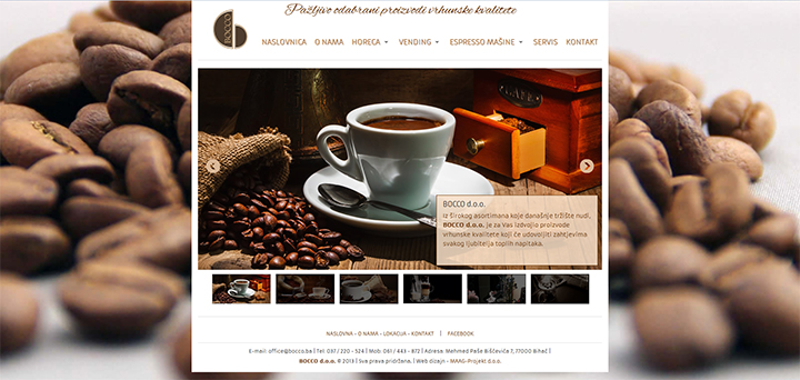 Webseite - Bocco