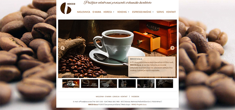 Webseite - Bocco