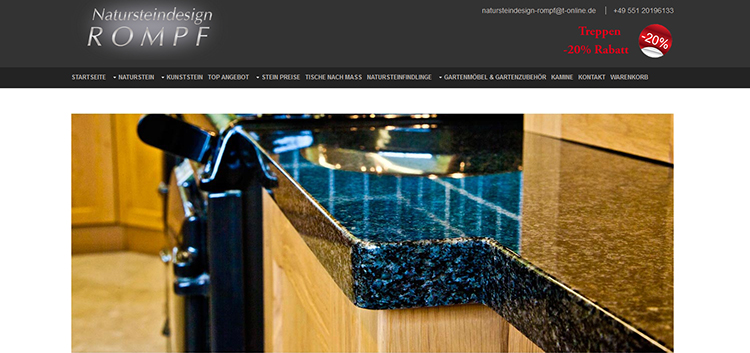 Webseite - Collection Rompf