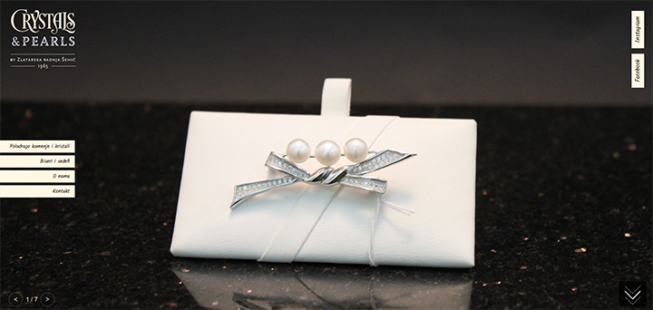 Webseite - CRYSTALS & PEARLS