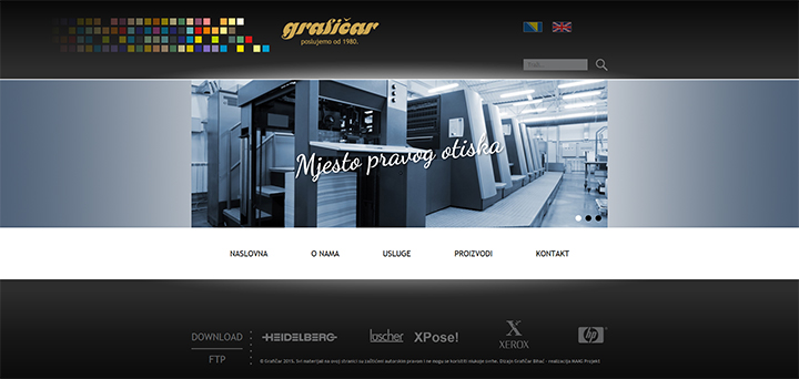 Webseite - Grafičar