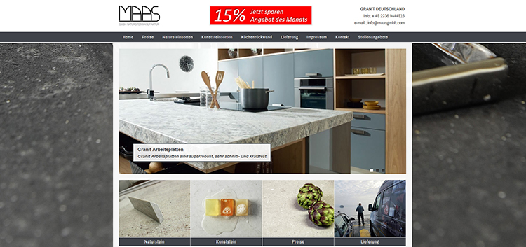 Webseite - Granit Deutschland