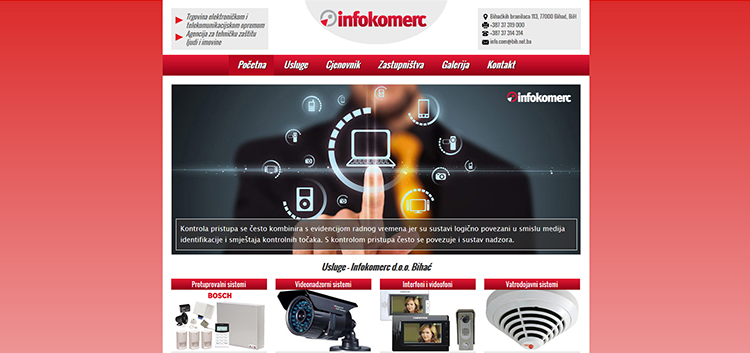 Webseite - Infokomerc