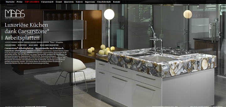 Webseite - MAAS MARMOR DEUTSCHLAND