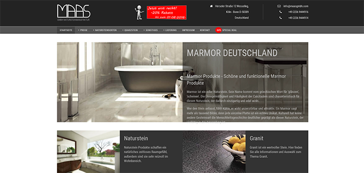 Webseite - MARMOR DEUTSCHLAND