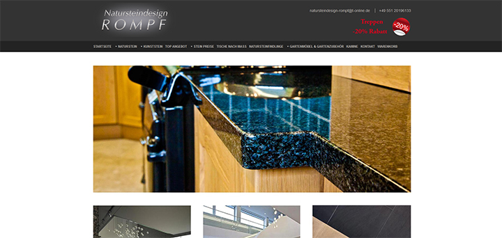 Webseite - Collection Rompf