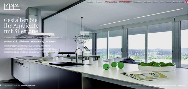 Webseite - Silestone Deutschland