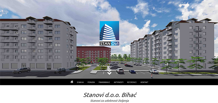 Webseite - Stanovi Bihać