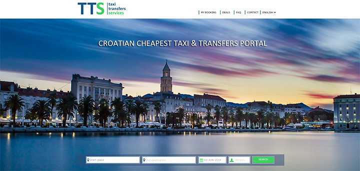 Webseite - Taxi Transfers Services