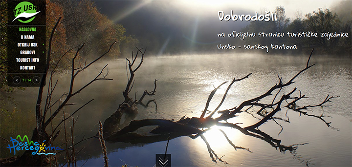 Webseite - TZUSK- Turistička zajednica USK