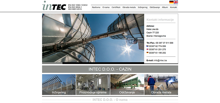 Web site - INTEC
