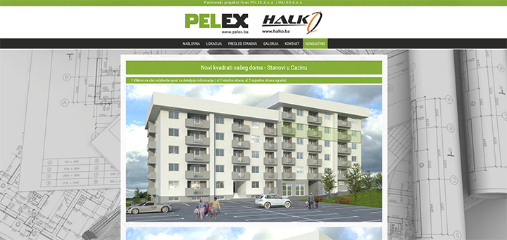 Internet stranice - Pelex